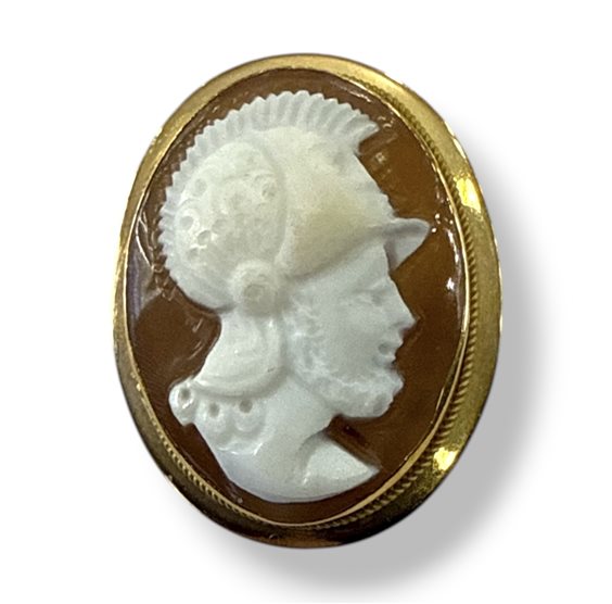 Brosche Mandile 1922 Dame Cammei  in Gold Conchiglia 1MSPC18 - 1MSPC18